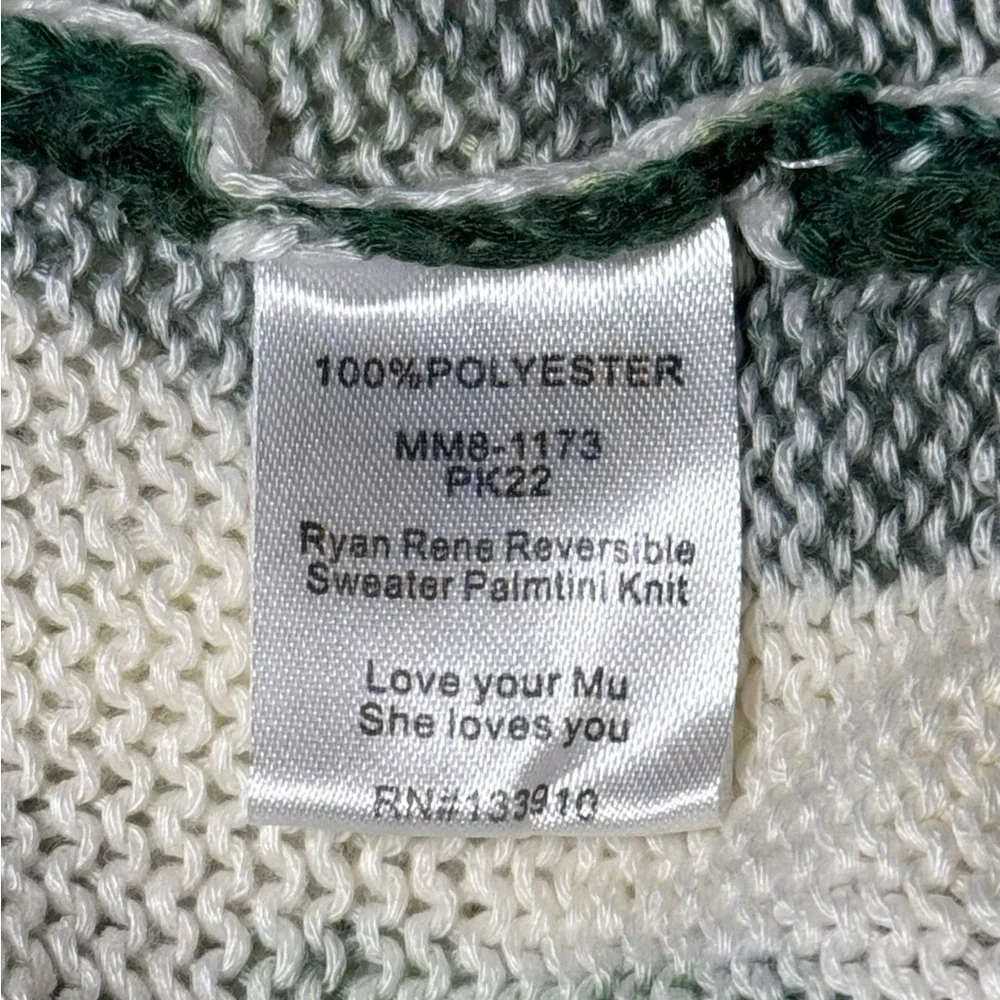 🌻 Show Me Your Mumu Ryan Rene Reversible Sweater Palmtini Knit Women's size XS - Picture 9 of 10